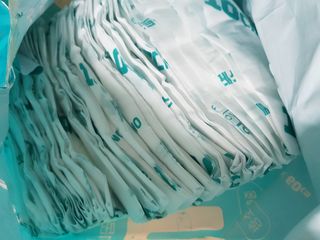 아베크 펫 와이드 프리미엄 대형 애견 강아지 배변 패드 30매 1팩 80g — 5점을 준 리뷰어가 2021년 7월 올린 사용 사진