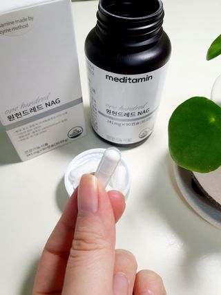 메디타민 원헌드레드 NAG — 5점을 준 리뷰어가 2021년 3월 올린 사용 사진