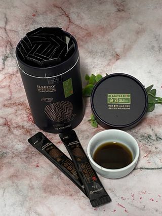프리마인 자체 기업부설 연구소에서 찾아낸 건강한 수면의 비밀.  슬립토 플러스 30포 — 5점을 준 리뷰어가 2021년 10월 올린 사용 사진