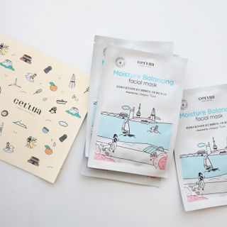 세뚜아(Cettua) [세뚜아] 모이스처 밸런싱 페이셜 마스크 Cettua Moisture Balancing Facial Mask 5매 — 5점을 준 리뷰어가 2023년 12월 올린 사용 사진