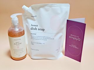 심플리오리빙 어니스트 주방세제 본품 500ml + 리필 900ml (코코넛향) — 5점을 준 리뷰어가 2022년 6월 올린 사용 사진