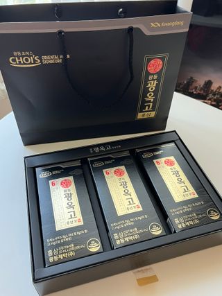 광동생활건강 [광동제약] 광동 광옥고 홍삼 본 30포 + 쇼핑백 증정 — 5점을 준 리뷰어가 2022년 5월 올린 사용 사진