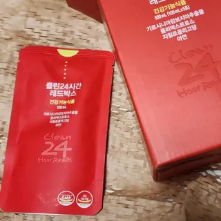 클린24시간 레드박스 1BOX(5포) + 전용보틀(500ml) — 5점을 준 리뷰어가 2024년 1월 올린 사용 사진