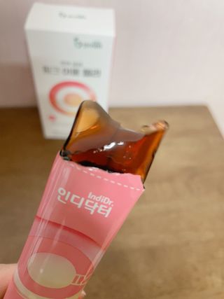 [인디닥터] 면역 생생 핑크 이뮨 젤리 — 5점을 준 리뷰어가 2022년 4월 올린 사용 사진