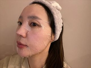 세뚜아(Cettua) [세뚜아] 모이스처 밸런싱 페이셜 마스크 Cettua Moisture Balancing Facial Mask 5매 — 5점을 준 리뷰어가 2024년 1월 올린 사용 사진