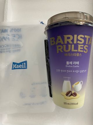 바리스타룰스 돌체 라떼 — 5점을 준 리뷰어가 2023년 4월 올린 사용 사진
