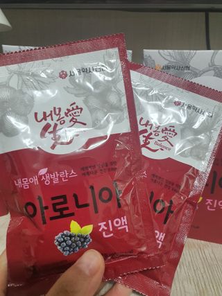 서울약사신협_내몸애생발란스아로니아_70ml x 30포 — 5점을 준 리뷰어가 2021년 6월 올린 사용 사진