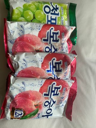 청포도캔디 복숭아캔디 — 5점을 준 리뷰어가 2022년 11월 올린 사용 사진