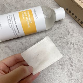 나나스킨 캐모마일아쿠아수딩토너 — 4점을 준 리뷰어가 2021년 5월 올린 사용 사진