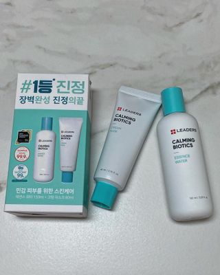 리더스코스메틱 리더스 카밍 바이오틱스 #1등 진정 기획세트 [에센스 워터150ml + 크림 마스크80ml] — 5점을 준 리뷰어가 2022년 9월 올린 사용 사진