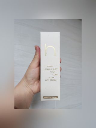 하멜 비건 더블샷 12GF 코어 글로우 미스트 세럼 — 5점을 준 리뷰어가 2022년 10월 올린 사용 사진