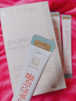 더리틀스 콜라겐부스터 — 5점을 준 리뷰어가 2022년 12월 올린 사용 사진