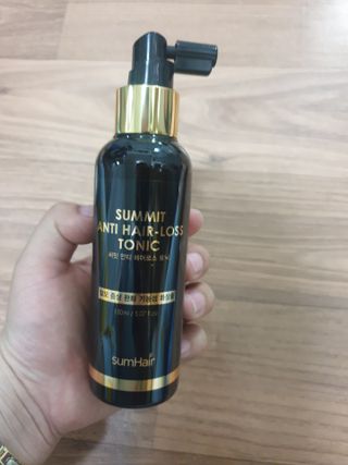 썸헤어 / SUMHAIR 썸헤어 써밋 안티 헤어로스 토닉 — 5점을 준 리뷰어가 2021년 5월 올린 사용 사진