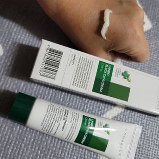 랑벨 랑바이오 블랙 시카 크림 50ml(블랙비 프로폴리스, 시카 4종, 판테놀 10 함유) — 5점을 준 리뷰어가 2022년 6월 올린 사용 사진