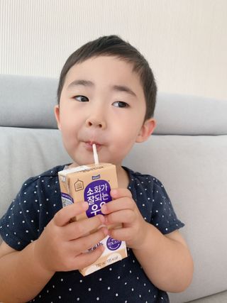 소화가 잘되는 우유 국산 5곡 미숫가루 — 5점을 준 리뷰어가 2021년 9월 올린 사용 사진