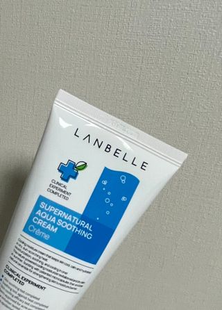 랑벨 수퍼내츄럴 아쿠아 수딩 크림 100ml — 5점을 준 리뷰어가 2022년 4월 올린 사용 사진