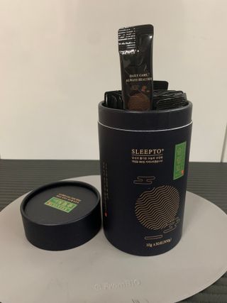 프리마인 자체 기업부설 연구소에서 찾아낸 건강한 수면의 비밀.  슬립토 플러스 30포 — 5점을 준 리뷰어가 2021년 12월 올린 사용 사진