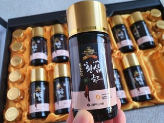 서울약사신협_프리미엄황삼골드_3.75g x 12환+75mgx12병 — 5점을 준 리뷰어가 2021년 1월 올린 사용 사진