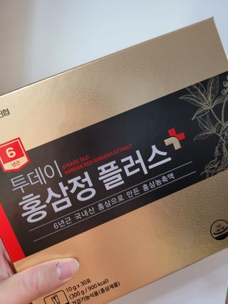 서울약사신협_투데이홍삼정플러스스틱_10g x 30포 — 5점을 준 리뷰어가 2020년 12월 올린 사용 사진