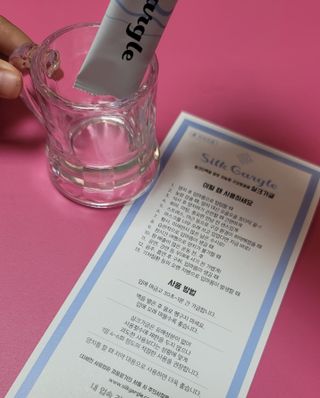 실크가글 실크단백질 함유 구강청결제 11ml 50포 — 5점을 준 리뷰어가 2021년 9월 올린 사용 사진