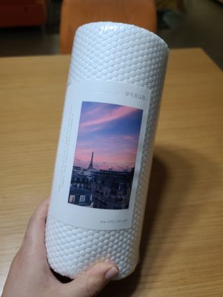 부직포나라 중금속유해물질ZERO 뜯어쓰는 주방 일회용수세미 60매 2매 — 5점을 준 리뷰어가 2022년 10월 올린 사용 사진