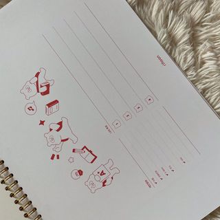 리훈 곰부 체크리스트+ 곰부 리무버블스티커 1장 — 5점을 준 리뷰어가 2021년 5월 올린 사용 사진