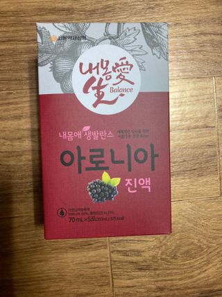 서울약사신협_내몸애생발란스아로니아_70ml x 30포 — 5점을 준 리뷰어가 2021년 6월 올린 사용 사진