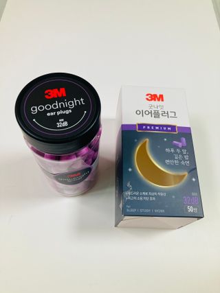 3M 소음방지 수면 귀마개 굿나잇 이어플러그 오렌지/퍼플 50쌍 — 5점을 준 리뷰어가 2023년 7월 올린 사용 사진