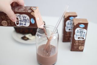 [구매평]덴마크 소화가 잘되는 우유로 만든 초코, 190ml, 24개 — 5점을 준 리뷰어가 2025년 2월 올린 사용 사진