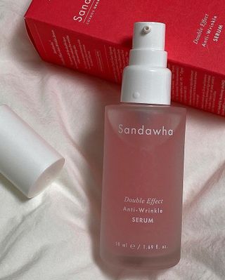 산다화 더블 이펙트 안티 링클 세럼 50ml — 5점을 준 리뷰어가 2023년 3월 올린 사용 사진