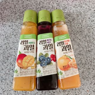 [풀무원] 리얼 과일  저지방 드레싱 240g 3종 — 5점을 준 리뷰어가 2021년 2월 올린 사용 사진