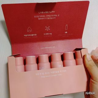 랩앤뷰티 메가 벨벳 콜라겐 12000 — 4점을 준 리뷰어가 2021년 5월 올린 사용 사진