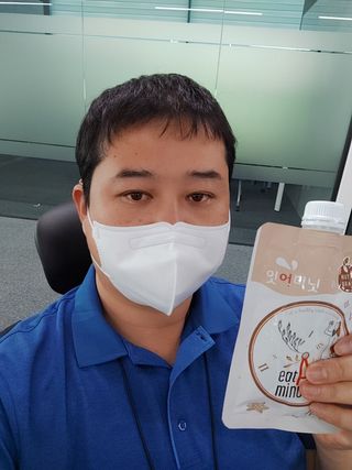 뉴트리그랩 잇어미닛, eatAminute — 5점을 준 리뷰어가 2021년 8월 올린 사용 사진