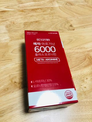 메타아르기닌 GC녹십자웰빙 메타 아르기닌 6000 플러스 오르니틴 — 5점을 준 리뷰어가 2022년 6월 올린 사용 사진