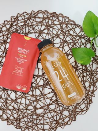 클린24시간 레드박스 1BOX(5포) + 전용보틀(500ml) — 5점을 준 리뷰어가 2024년 1월 올린 사용 사진