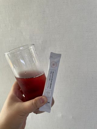 세렌디뷰티_이너뷰티 티톡스 로즈 베리 — 5점을 준 리뷰어가 2021년 3월 올린 사용 사진