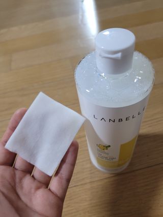 랑벨 내츄럴 딥 클렌징 워터 500ml — 5점을 준 리뷰어가 2022년 6월 올린 사용 사진
