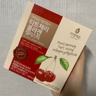 자연에온 가득담은 몽모랑시 타트체리 콜라겐 젤리스틱 — 3.5점을 준 리뷰어가 2021년 1월 올린 사용 사진