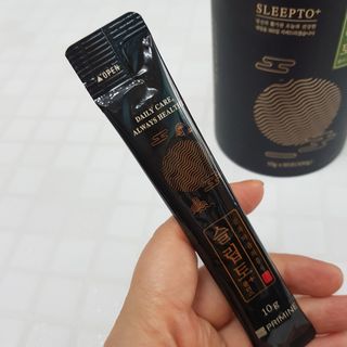 프리마인 자체 기업부설 연구소에서 찾아낸 건강한 수면의 비밀.  슬립토 플러스 30포 — 4.5점을 준 리뷰어가 2021년 10월 올린 사용 사진