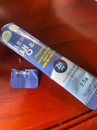 서울약사신협_프로바이오생유산균_2.5G x 100포 — 5점을 준 리뷰어가 2021년 5월 올린 사용 사진