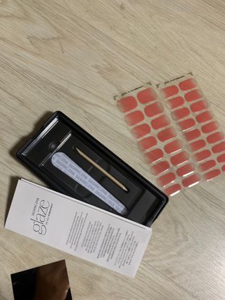 데싱디바 글레이즈 젤네일 그라데이션 네일_5종 중 택 1 — 5점을 준 리뷰어가 2021년 8월 올린 사용 사진