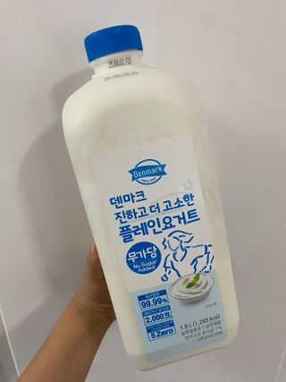 프리_[덴마크] 진하고 더 고소한 플레인 요거트 1.8L — 5점을 준 리뷰어가 2025년 7월 올린 사용 사진
