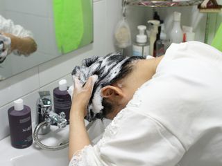 스칼프메드 레드캡슐바이옴 두피케어 프로바이오틱스 유산균 두피관리 세트 — 5점을 준 리뷰어가 2021년 4월 올린 사용 사진