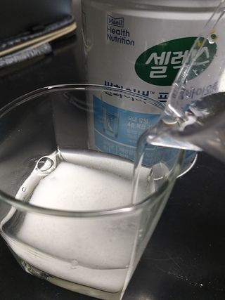 셀렉스 썬화이버 프리바이오틱스 — 4.5점을 준 리뷰어가 2021년 12월 올린 사용 사진