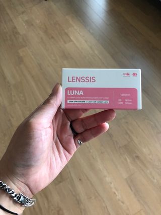 렌시스 LENSSIS [ 렌시스 ] 영롱한 색감의 혼혈렌즈 ＃루나시리즈 1개월용 ｜ 3컬러 중 택1 ｜ — 5점을 준 리뷰어가 2021년 7월 올린 사용 사진