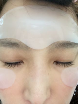 아이디플라코스메틱 아이디 페이스핏 플러스 패치 v2 — 5점을 준 리뷰어가 2021년 5월 올린 사용 사진