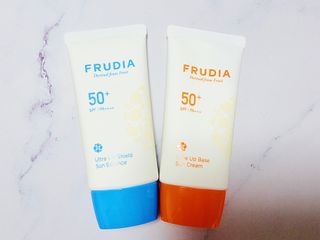 [후르디아] 혼합자차 선 에센스+톤업 선크림 2종 — 5점을 준 리뷰어가 2021년 8월 올린 사용 사진