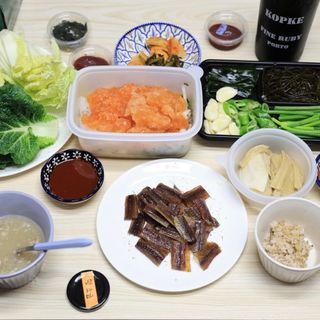 마라도푸드 포항 구룡포 햇 과메기 야채세트 마라도회식당 꽁치 — 5점을 준 리뷰어가 2023년 10월 올린 사용 사진