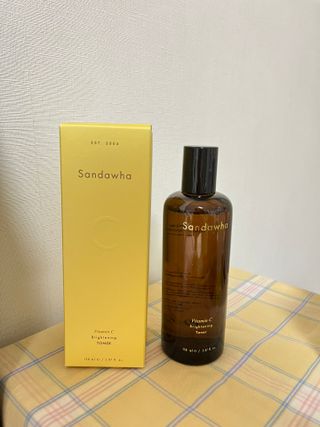 스킨큐어 산다화 비타민c 화이트닝 토너 150ml — 5점을 준 리뷰어가 2021년 12월 올린 사용 사진