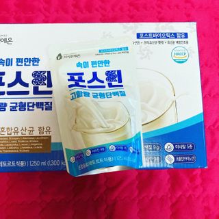 자연에온 마시는 프로틴 고함량 균형단백질 음료 포스틴 125ml 10개입 1BOX — 5점을 준 리뷰어가 2021년 3월 올린 사용 사진